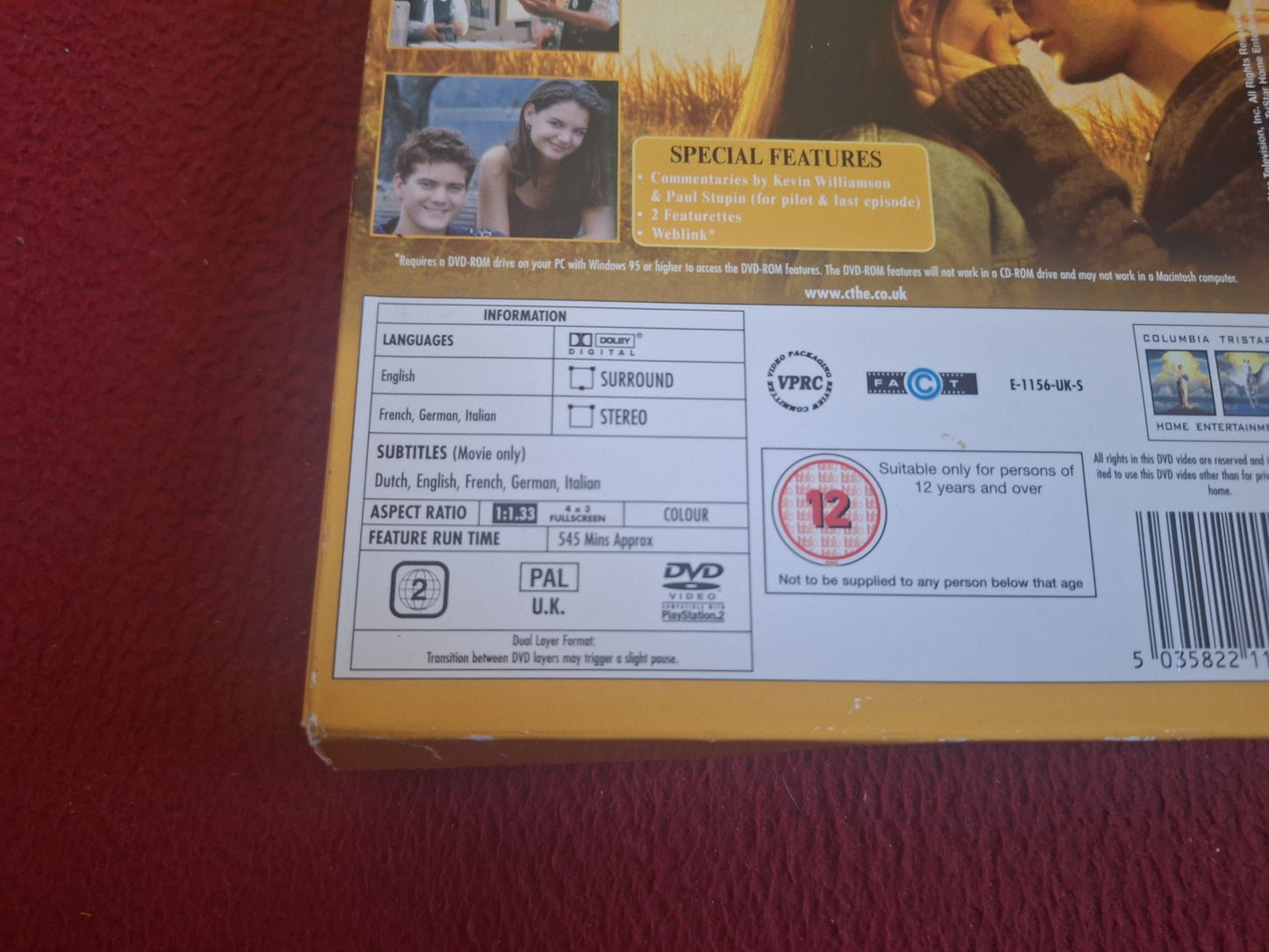 DAWSON'S CREEK SEASON 1 BOX DVD