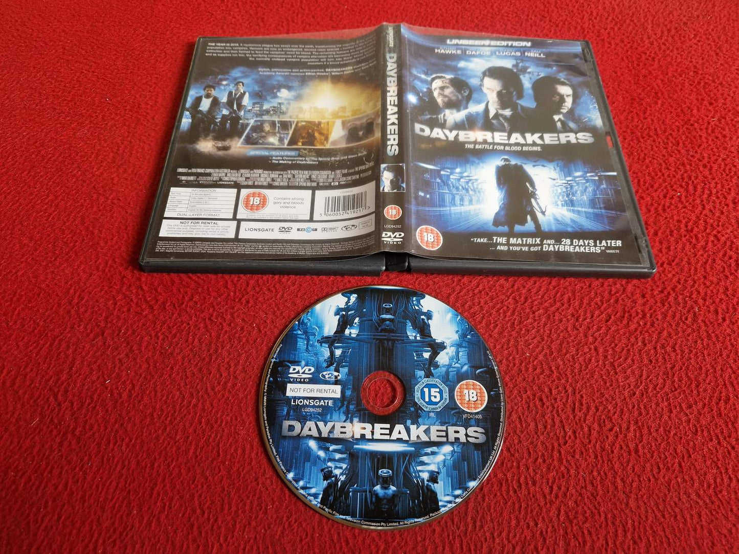 DAYBREAKERS DVD