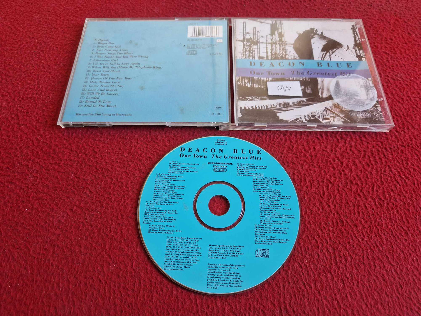 DEACON BLUE OUR TOWN THE GREATEST HITS CD
