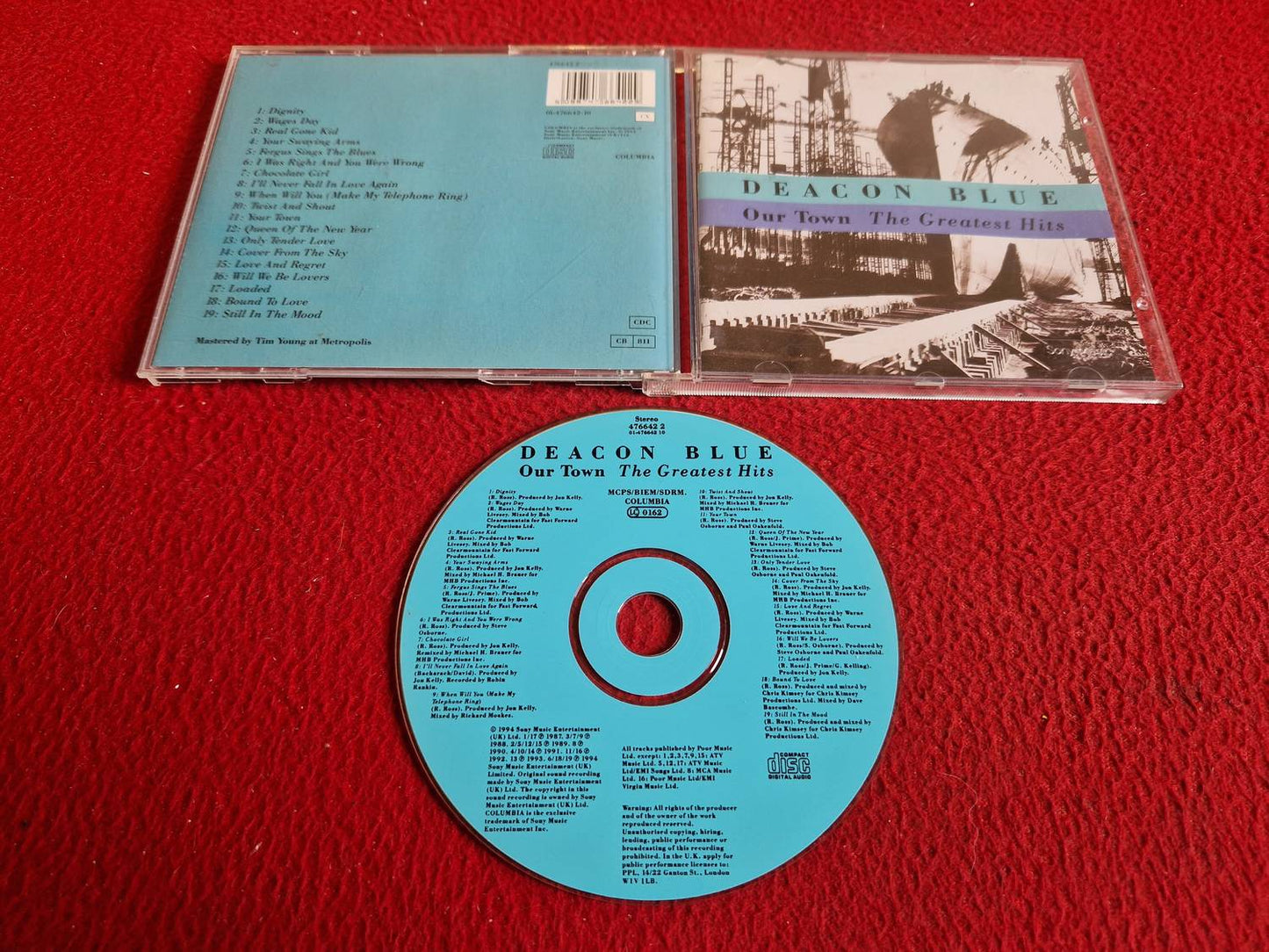 DEACON BLUE OUR TOWN THE GREATEST HITS CD