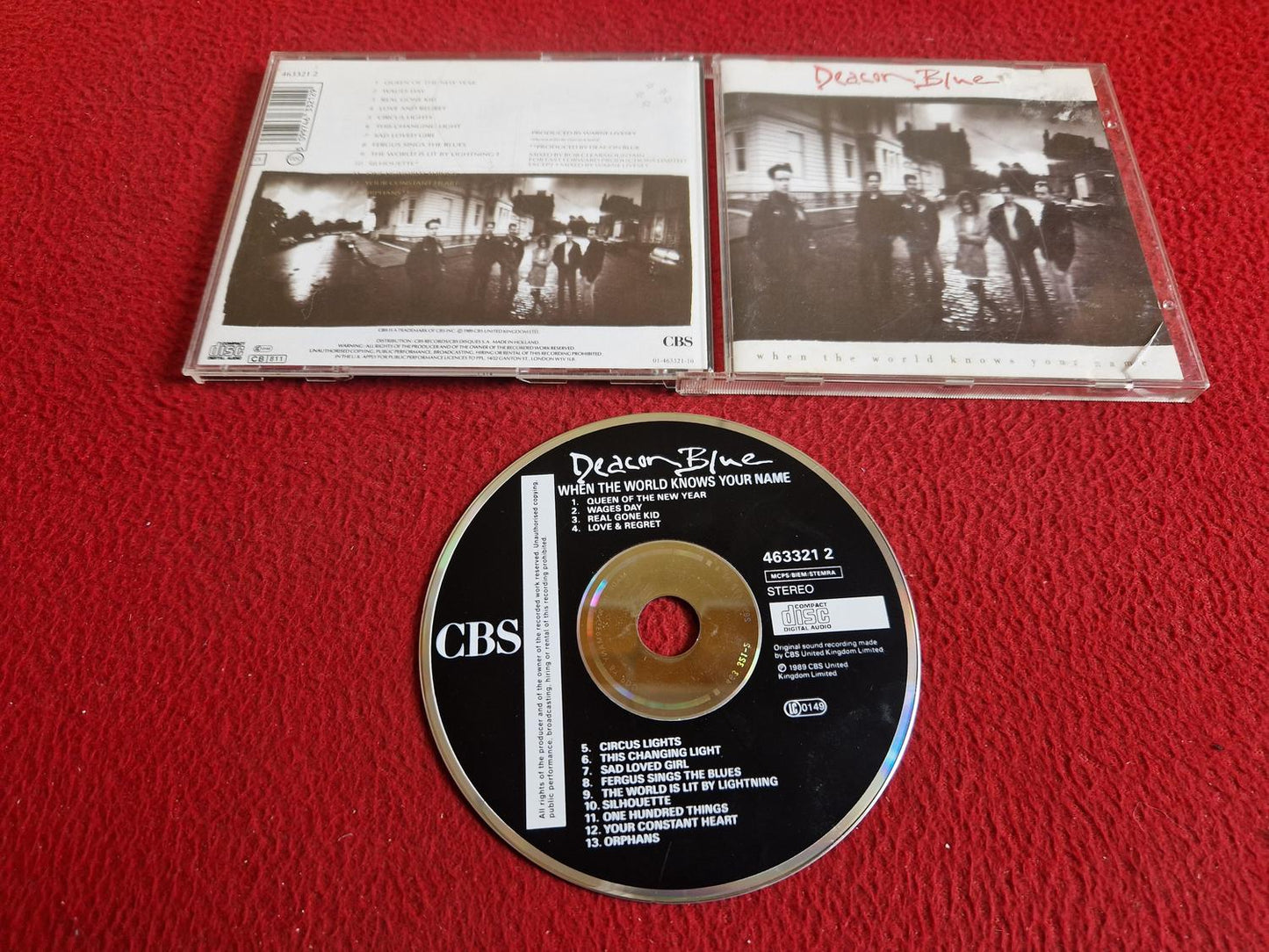 DEACON BLUE WHEN THE WORLD KNOWS YOUR NAME CD
