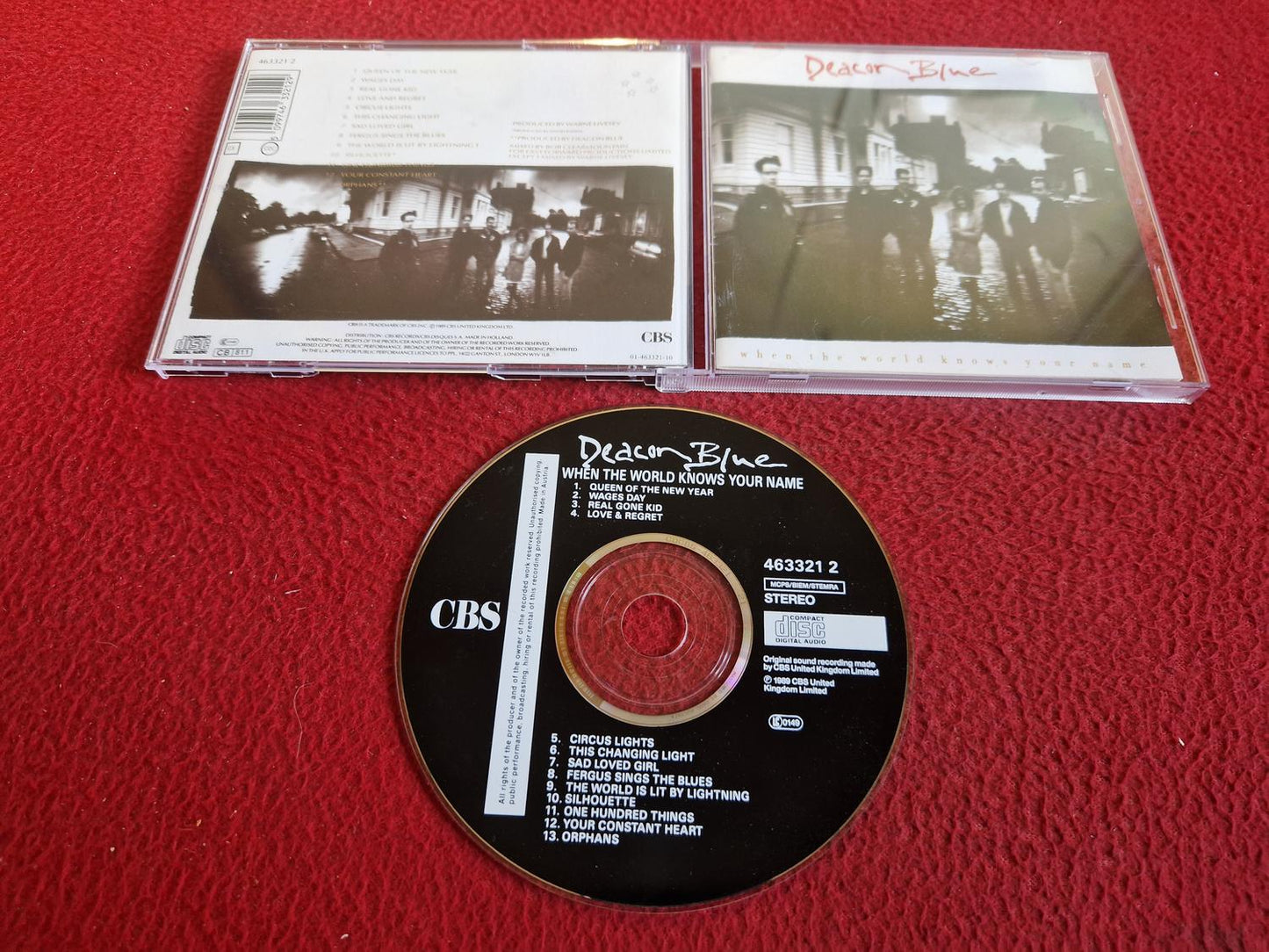 DEACON BLUE WHEN THE WORLD KNOWS YOUR NAME CD