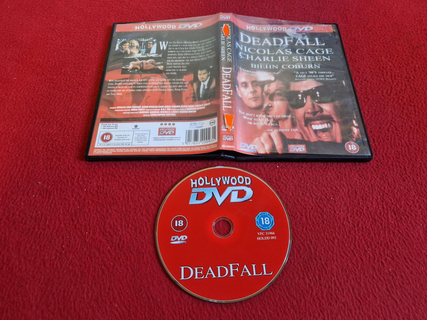 DEADFALL DVD