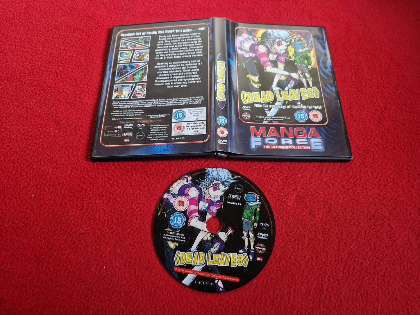 DEAD LEAVES [ MANGA FORCE TAL/TEXT ENGELSKA / JAPANSKA ] DVD