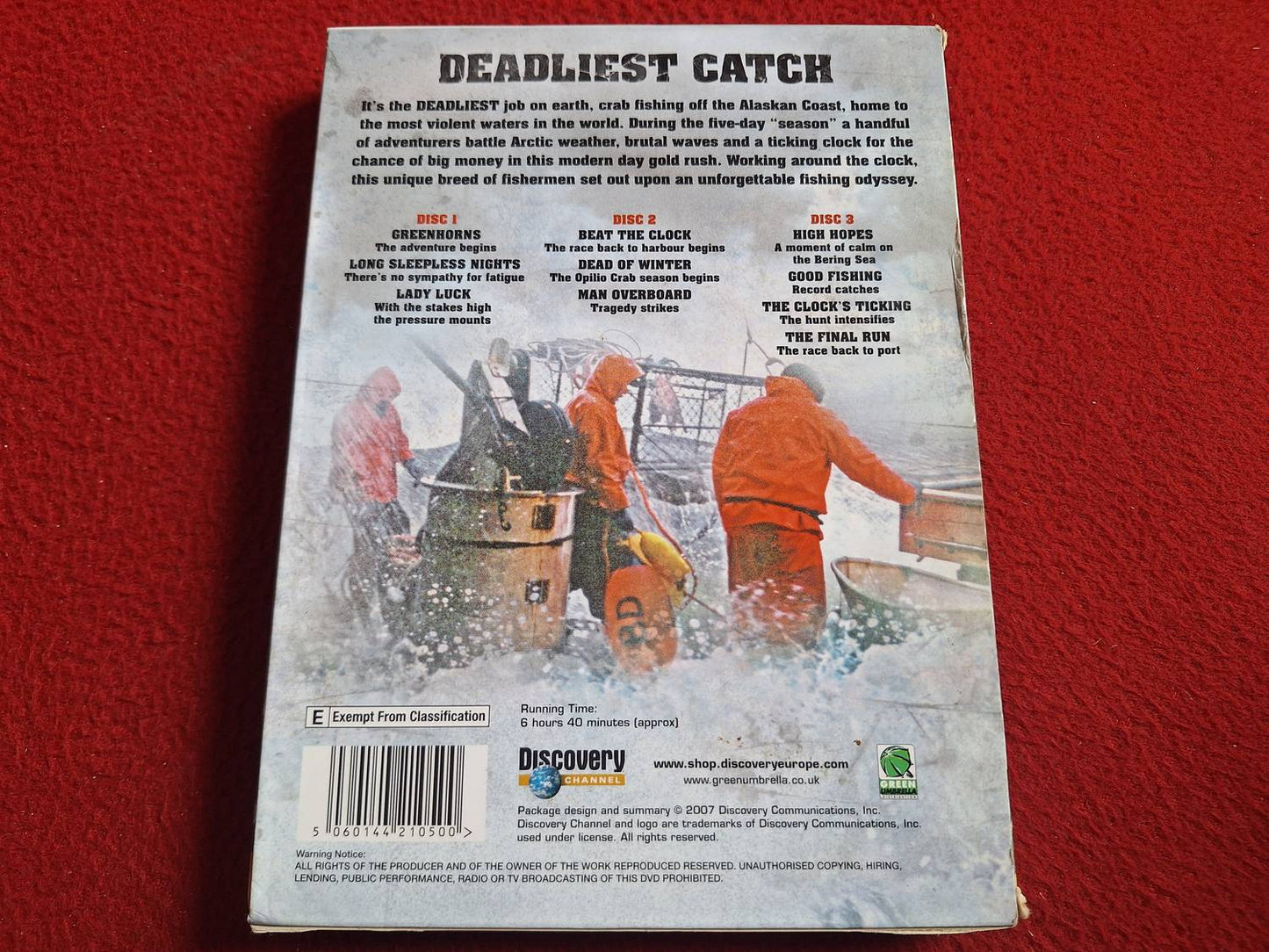 DEADLIEST CATCH SERIES 1 BOX DVD