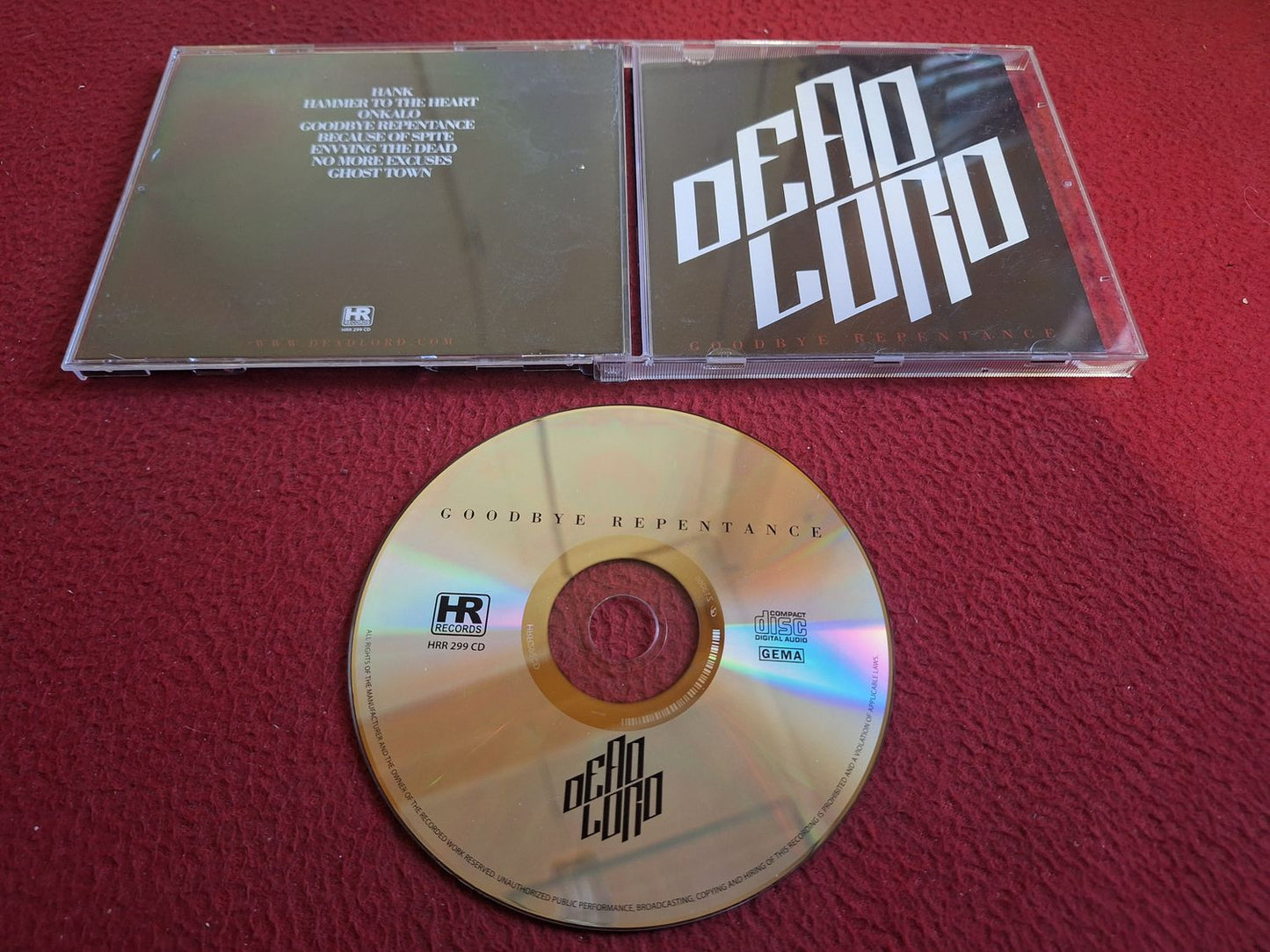 DEAD LORD GOODBYE REPENTANCE CD