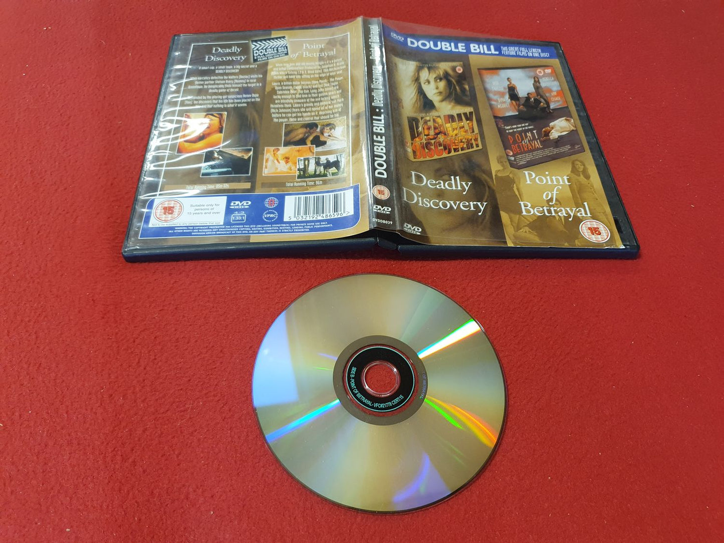 DEADLY DISCOVERY / POINT OF BETRAYAL till DVD