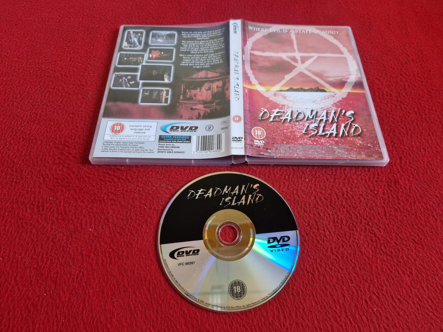 DEADMAN'S ISLAND DVD