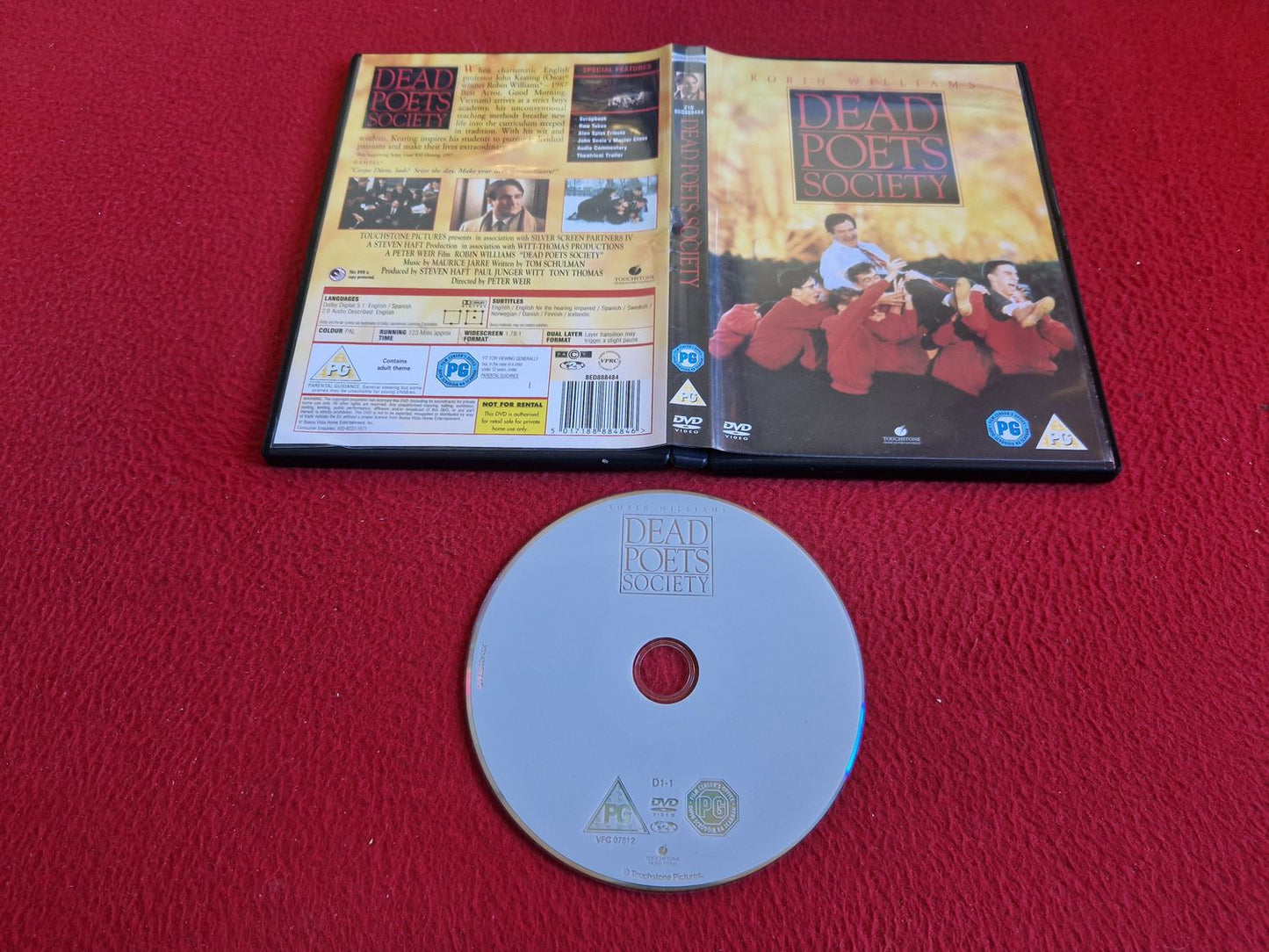 DEAD POETS SOCIETY [ SVENSK TEXT ] DVD
