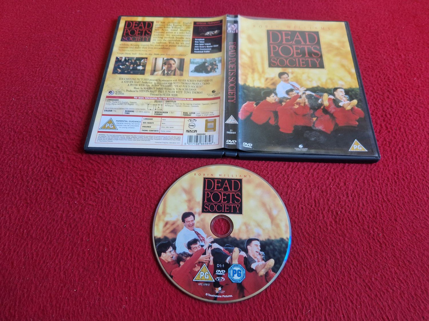 DEAD POETS SOCIETY [ SVENSK TEXT ] DVD