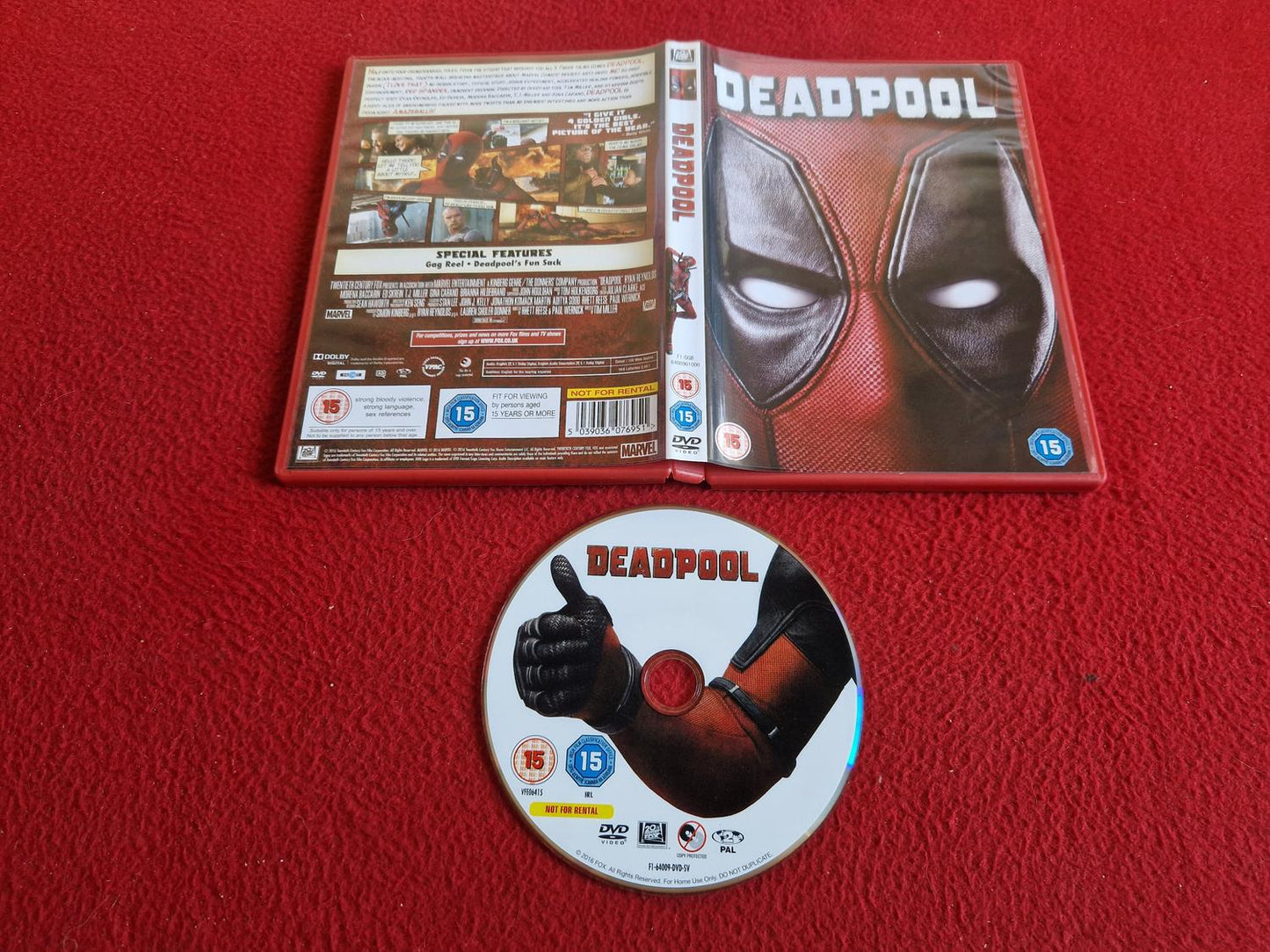 DEADPOOL DVD