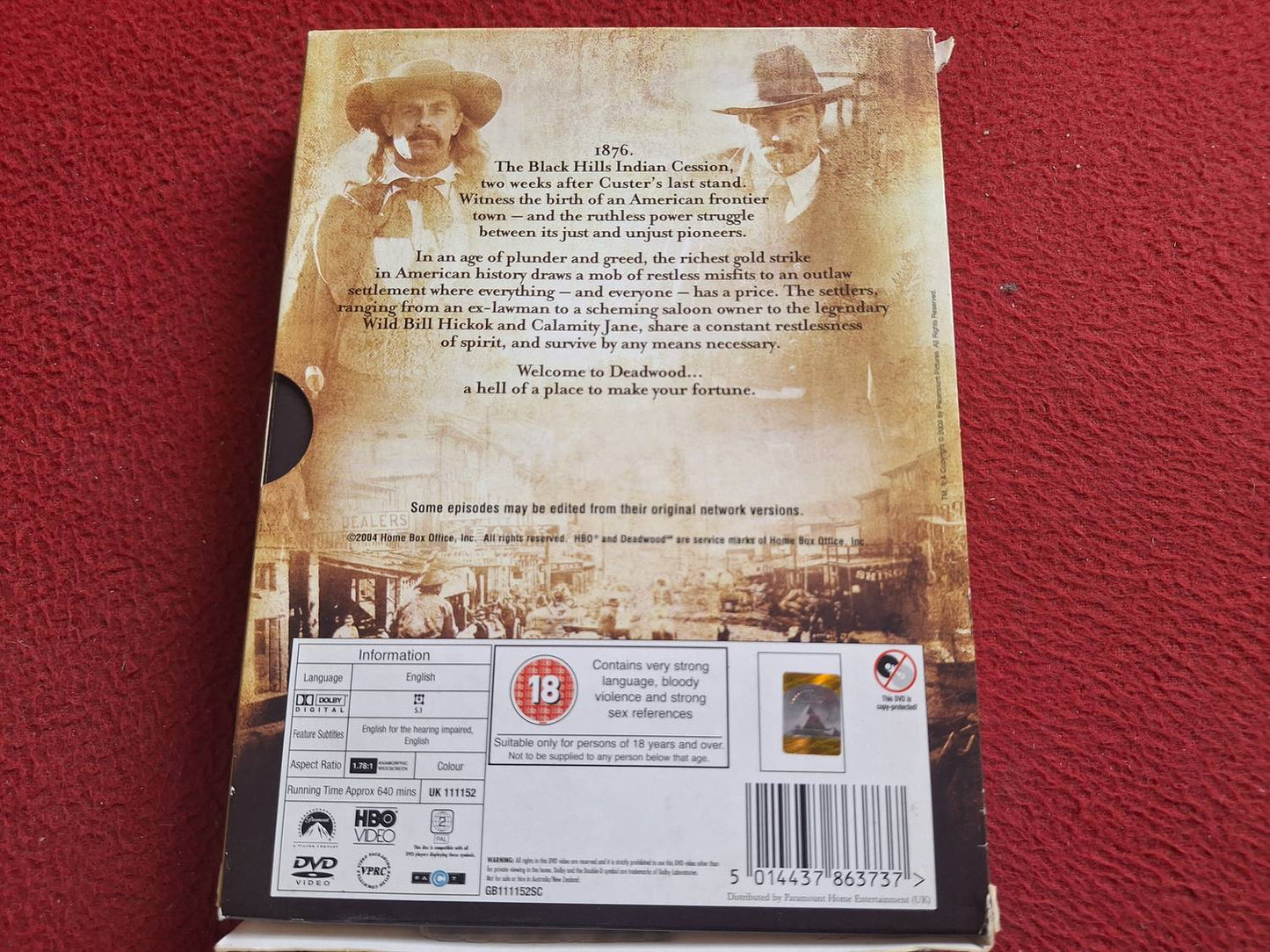 DEADWOOD SEASON 1 BOX DVD