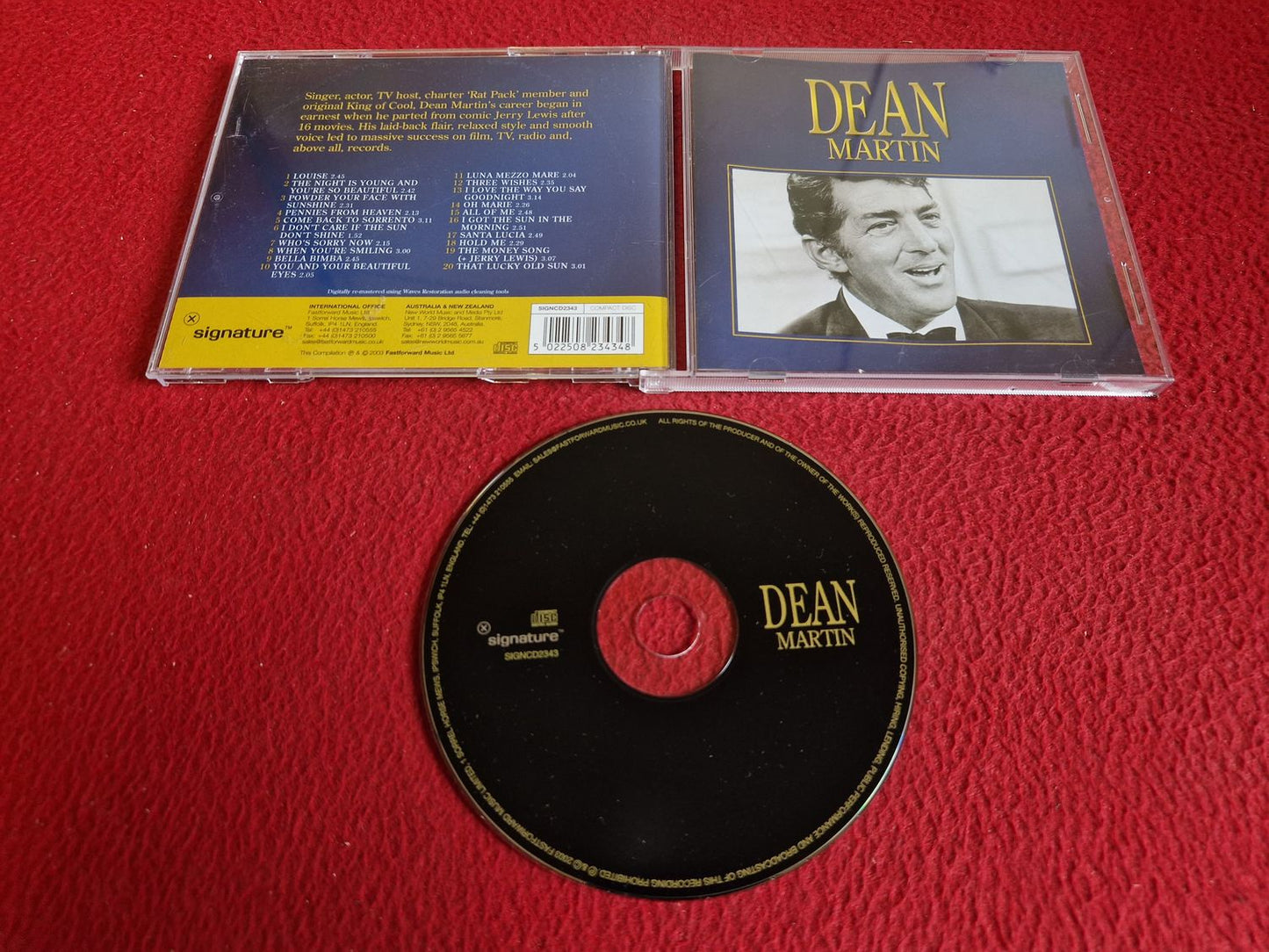 DEAN MARTIN - DEAN MARTIN CD