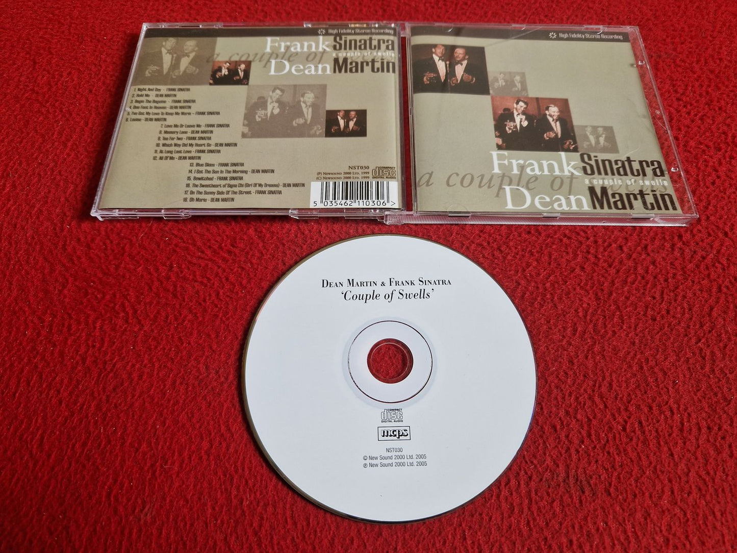 DEAN MARTIN & FRANK SINATRA COUPLE OF SWELLS CD