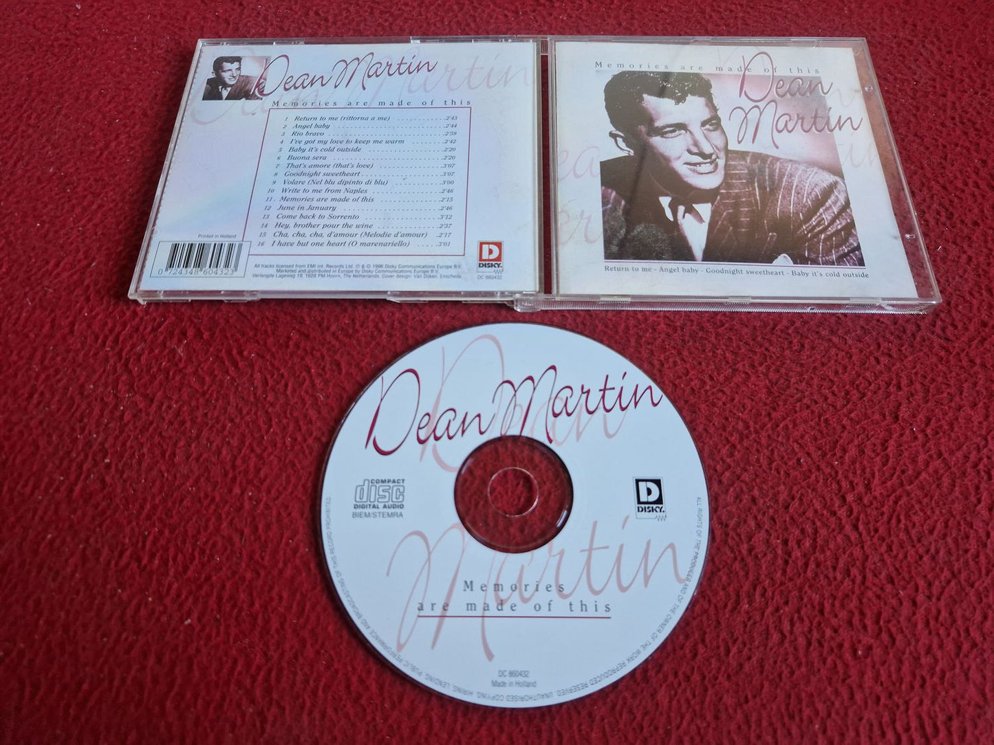 DEAN MARTIN MEMORIES ARE MADE OF THIS CD