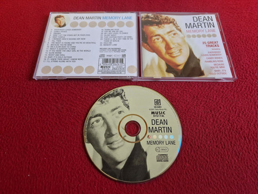 DEAN MARTIN MEMORY LANE 25 GREAT TRACKS CD