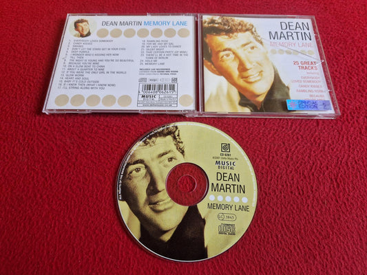 DEAN MARTIN MEMORY LANE SPECIAL EDITION CD