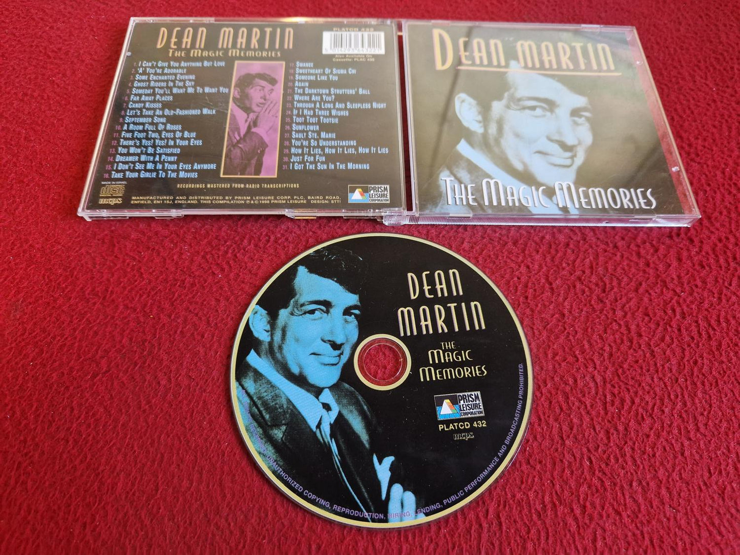 DEAN MARTIN THE MAGIC MEMORIES CD