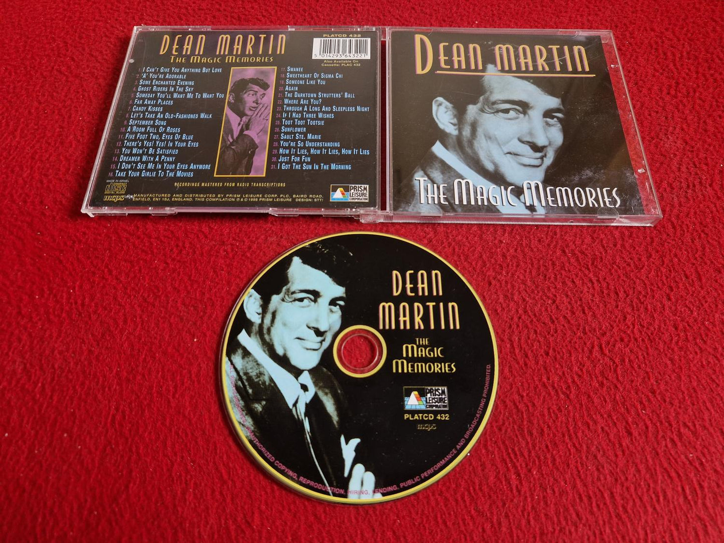 DEAN MARTIN THE MAGIC MEMORIES CD