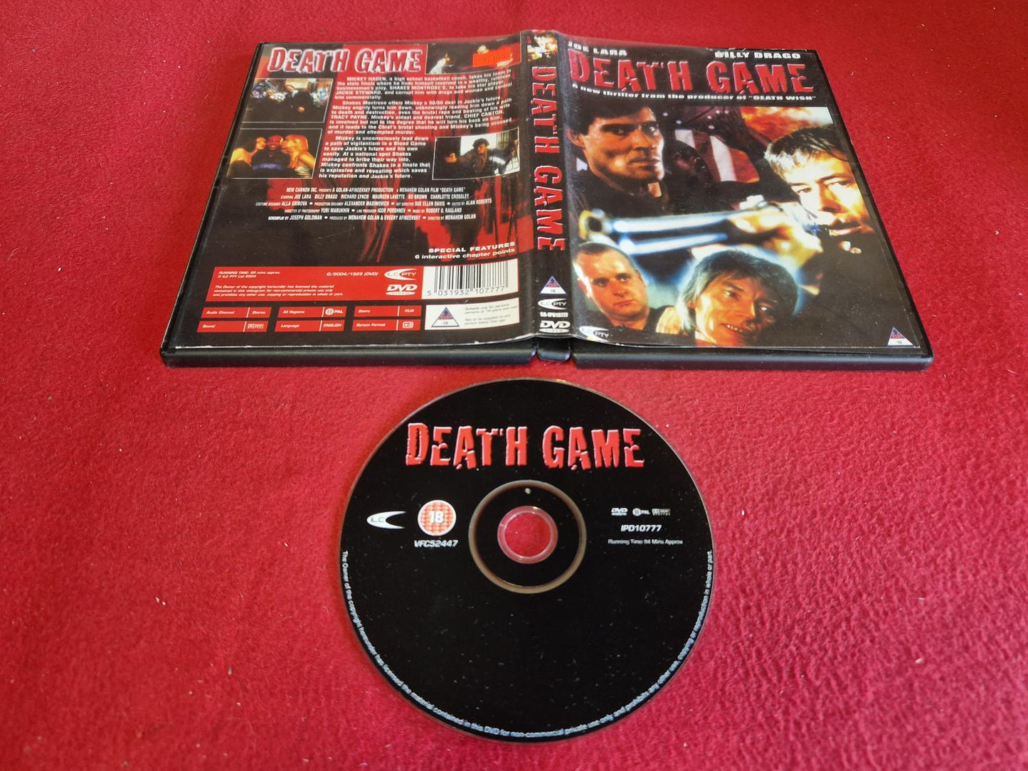 DEATH GAME till DVD