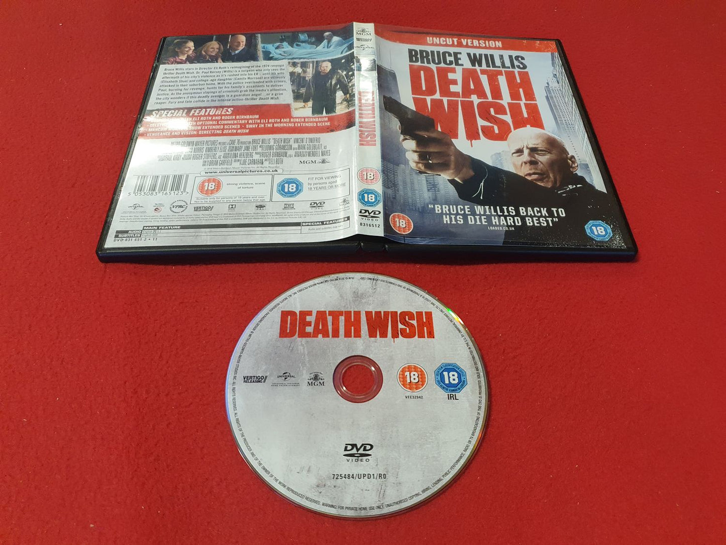 DEATH WISH till DVD