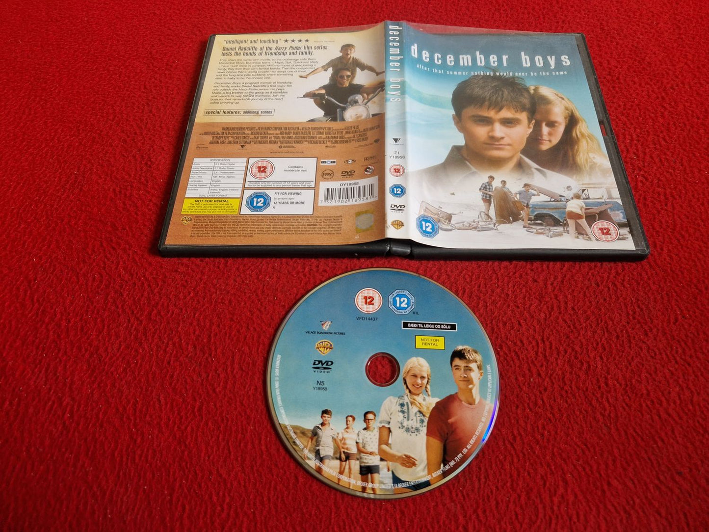 DECEMBER BOYS DVD