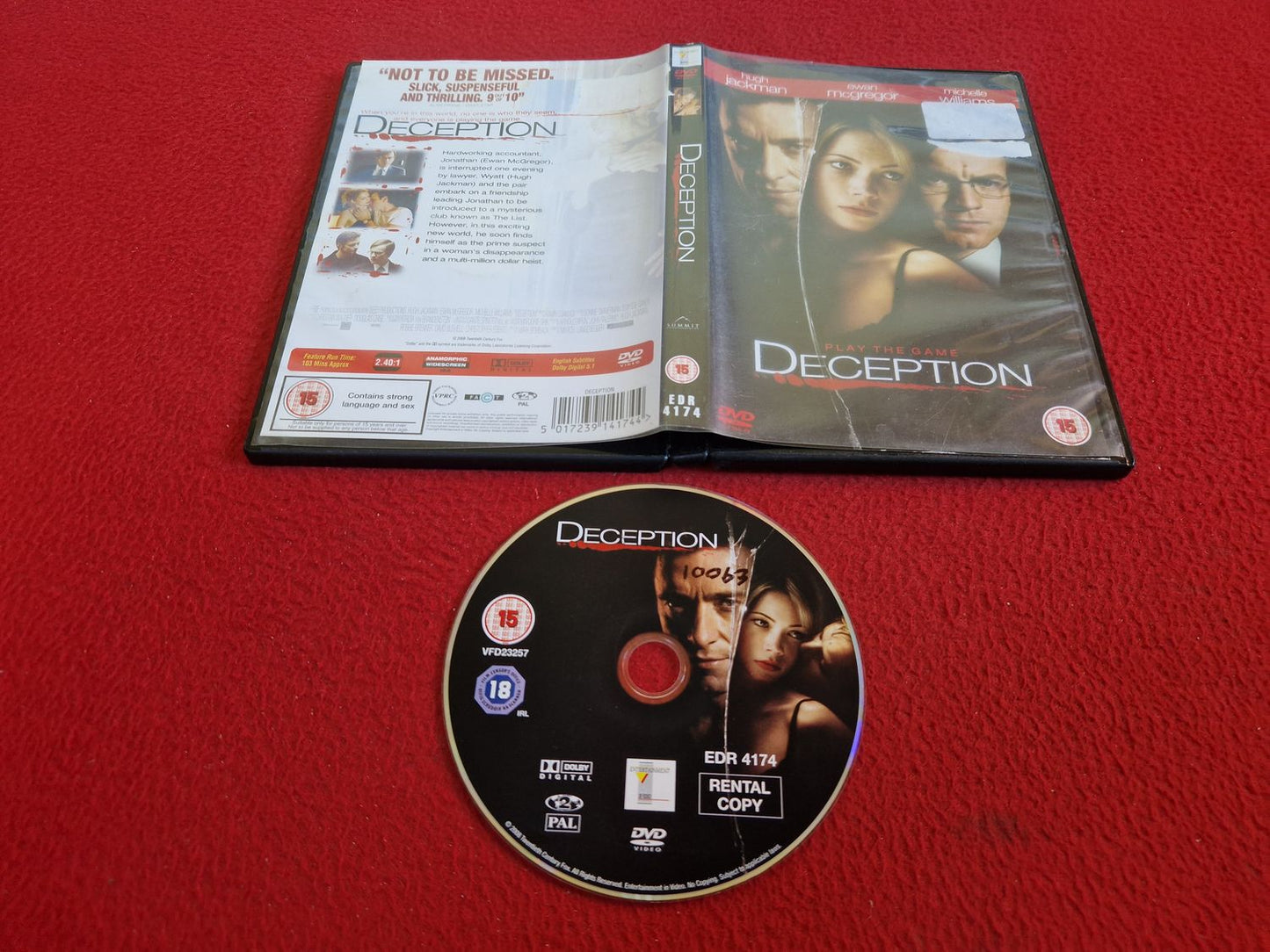 DECEPTION DVD
