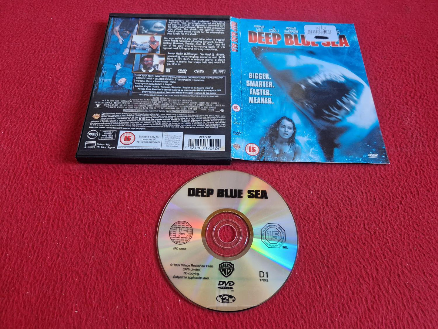 DEEP BLUE SEA [SNAPCASE] DVD