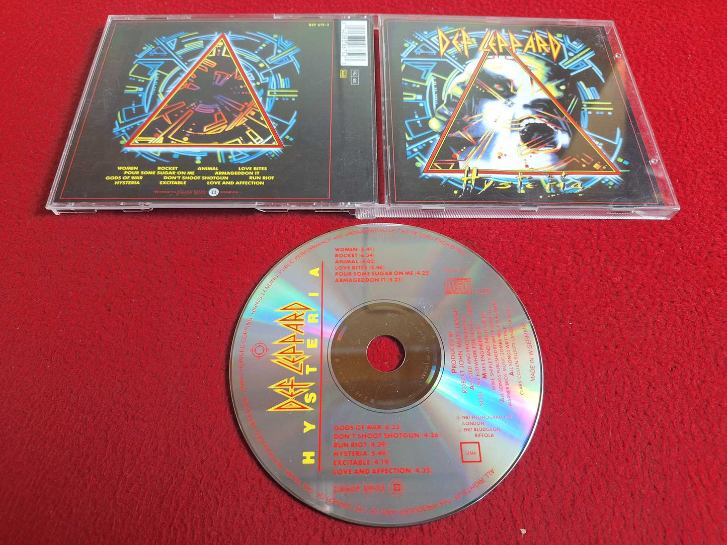 DEF LEPPARD HYSTERIA CD