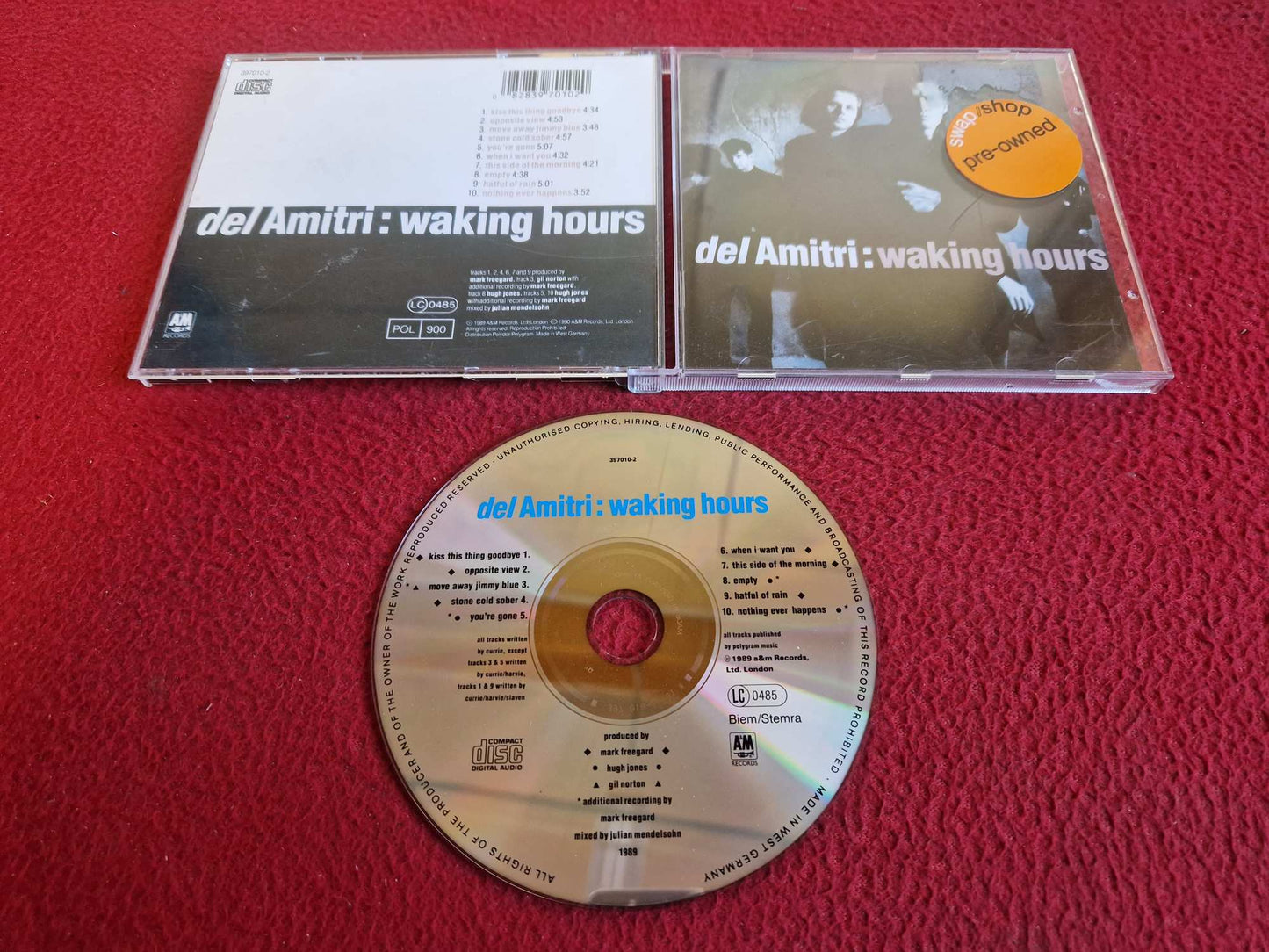 DEL AMITRI WAKING HOURS CD