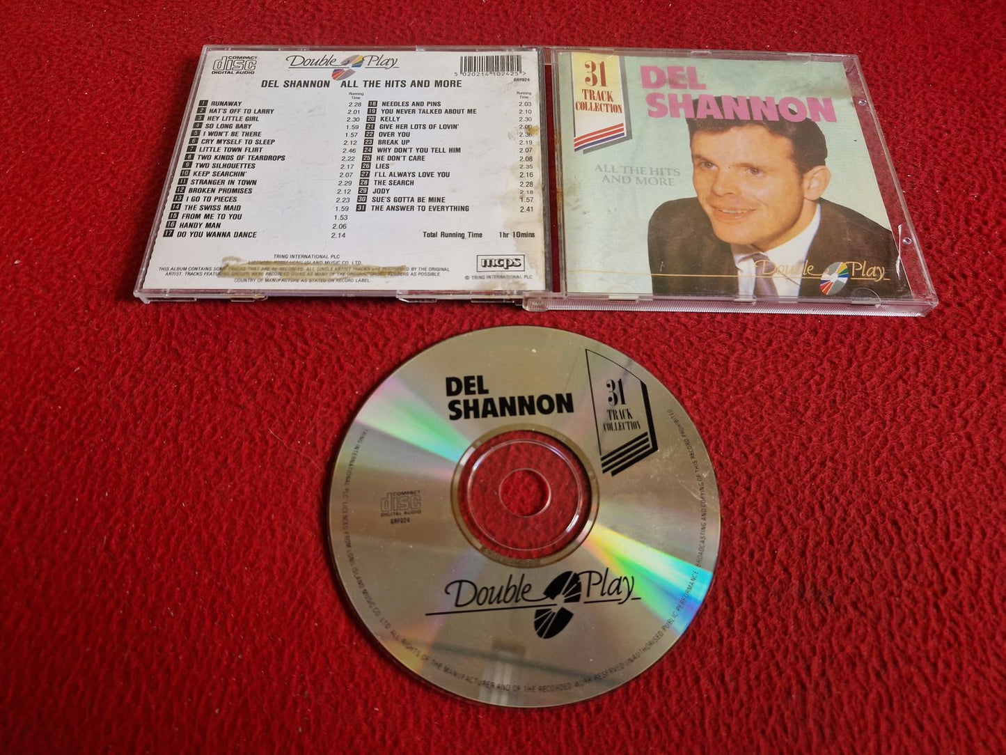 DEL SHANNON ALL THE HITS AND MORE CD