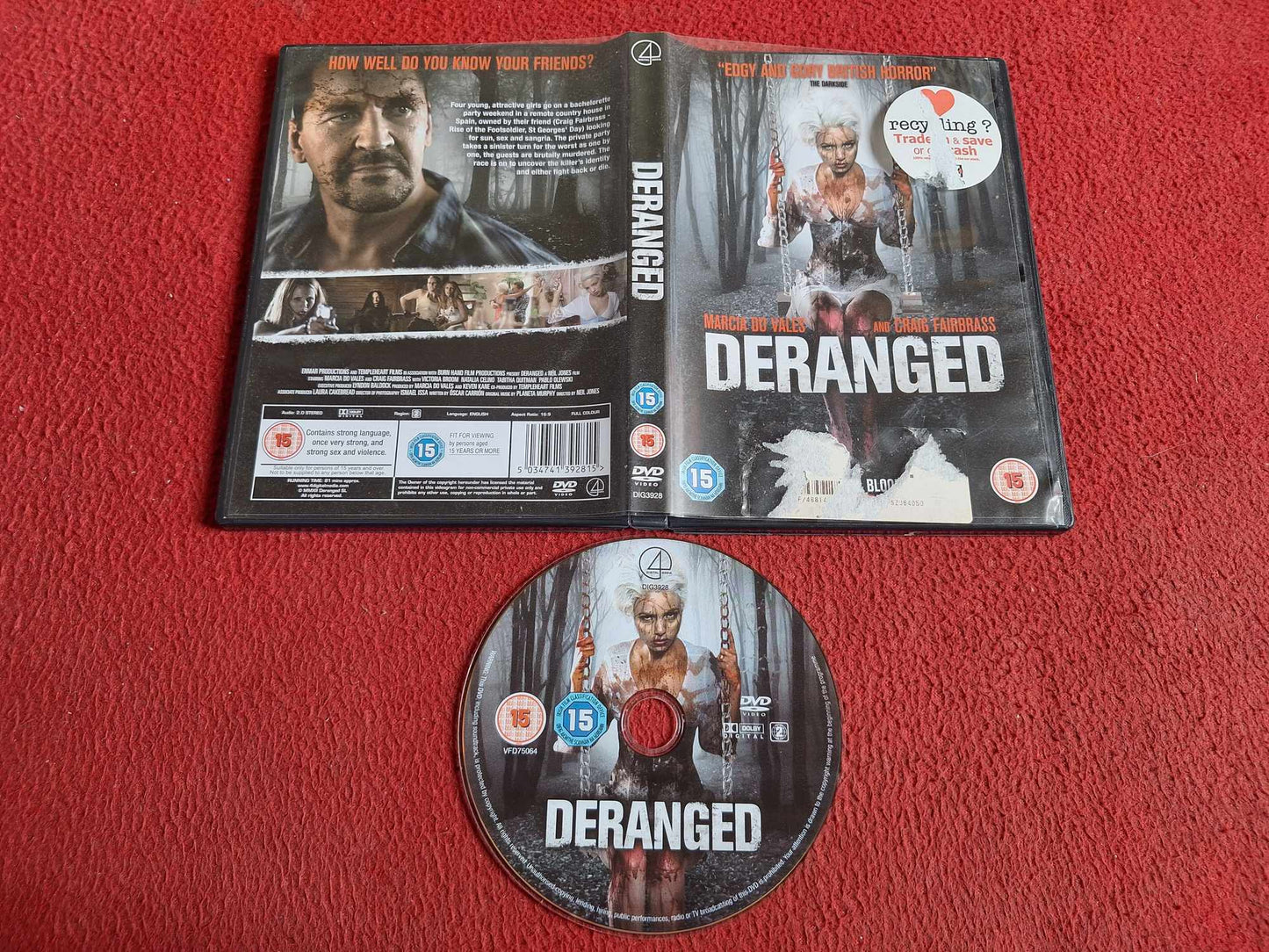 DERANGED DVD