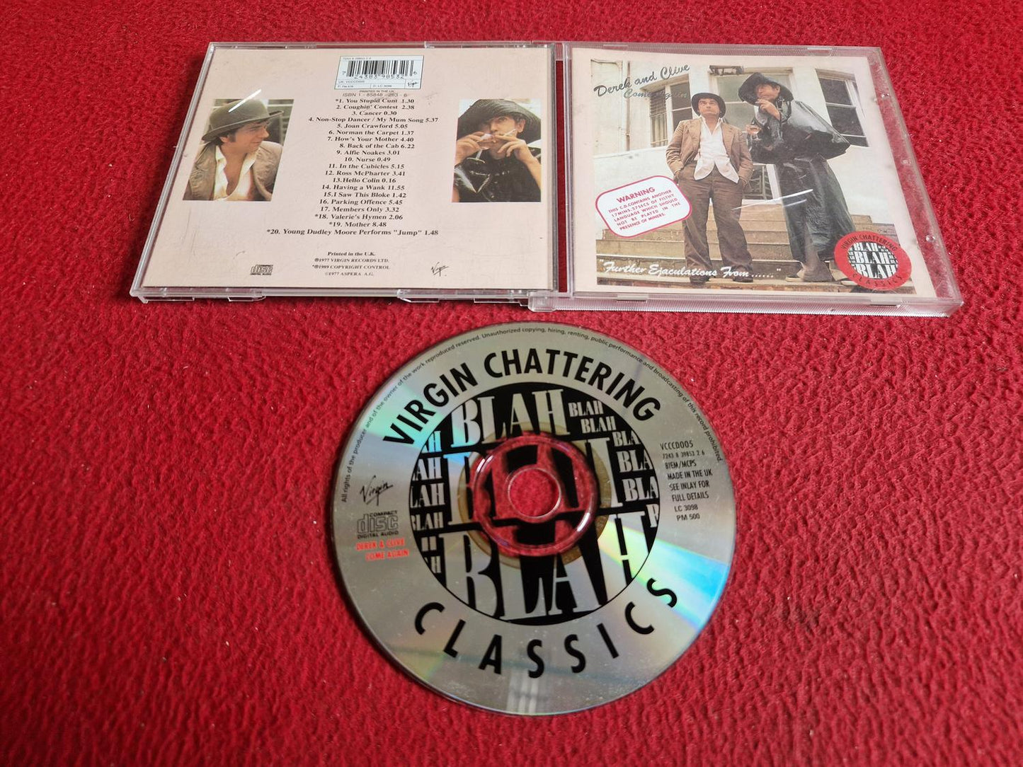 DEREK AND CLIVE COME AGAIN FURTHER EJACULATIONS FROM... CD
