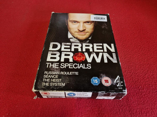 DERREN BROWN THE SPECIALS RUSSIAN ROULETTE / SEANCE / HEIST / SYSTEM BOX DVD