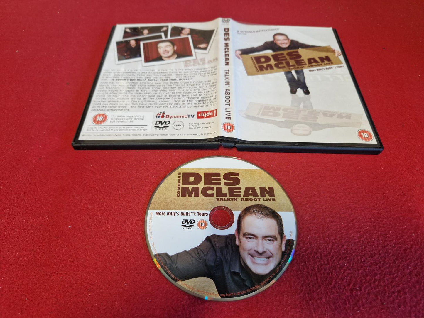 DES MCLEAN TALKIN' ABOOT LIVE till DVD