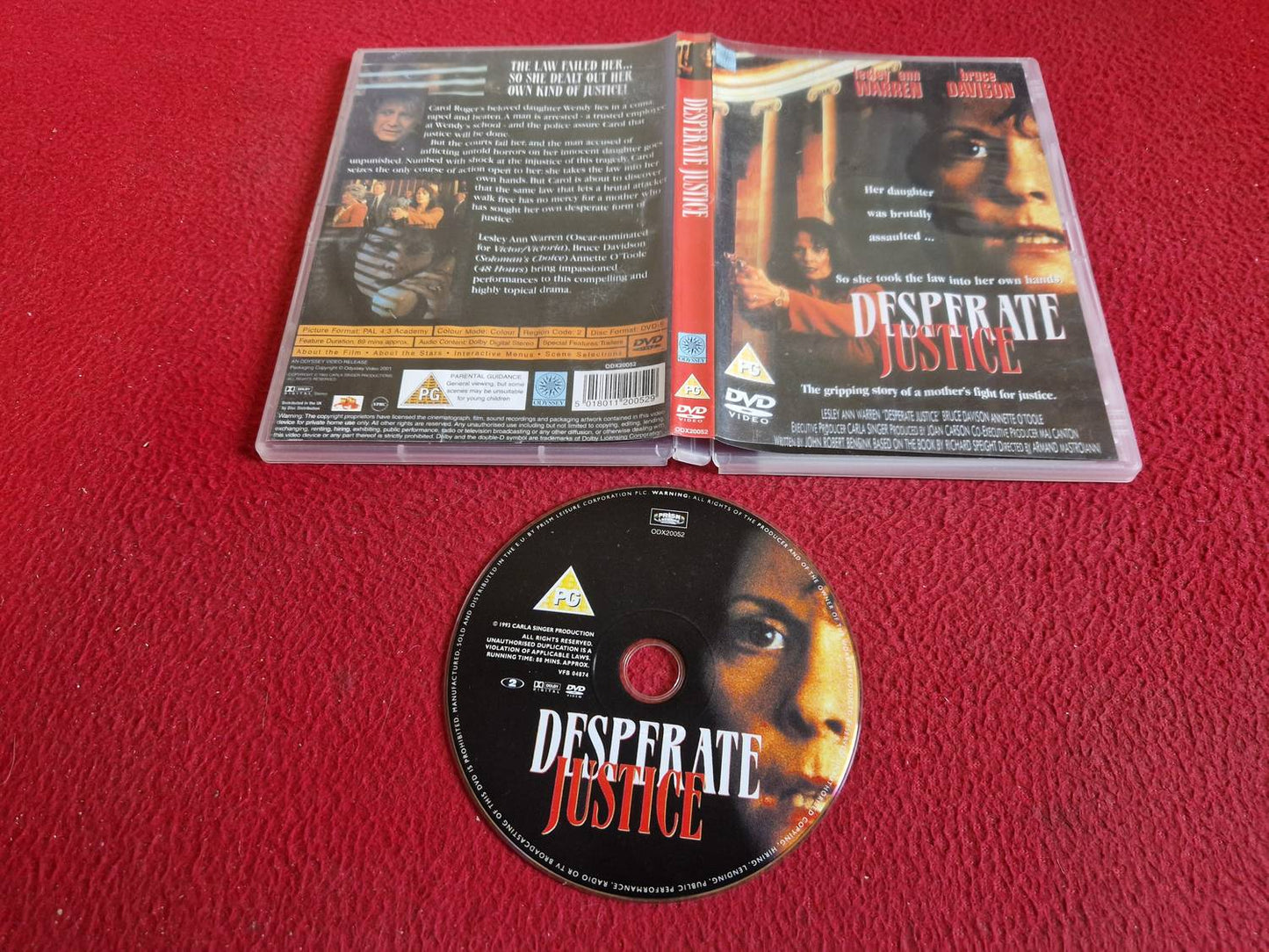 DESPERATE JUSTICE DVD