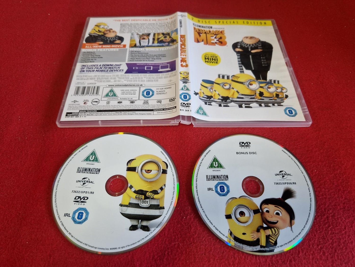 DESPICABLE ME 3 till DVD