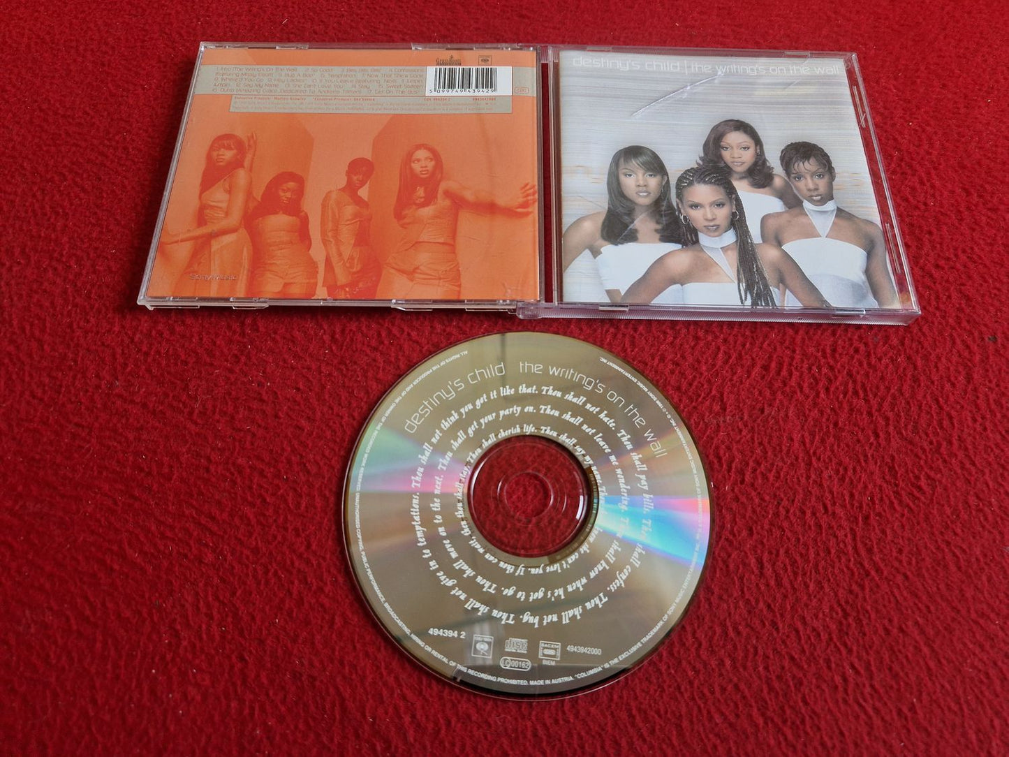 DESTINY'S CHILD THE WRITING ON THE WALL CD