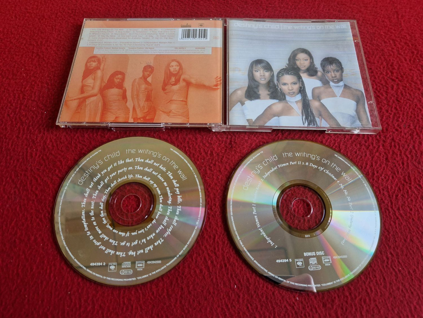DESTINY'S CHILD THE WRITING ON THE WALL CD