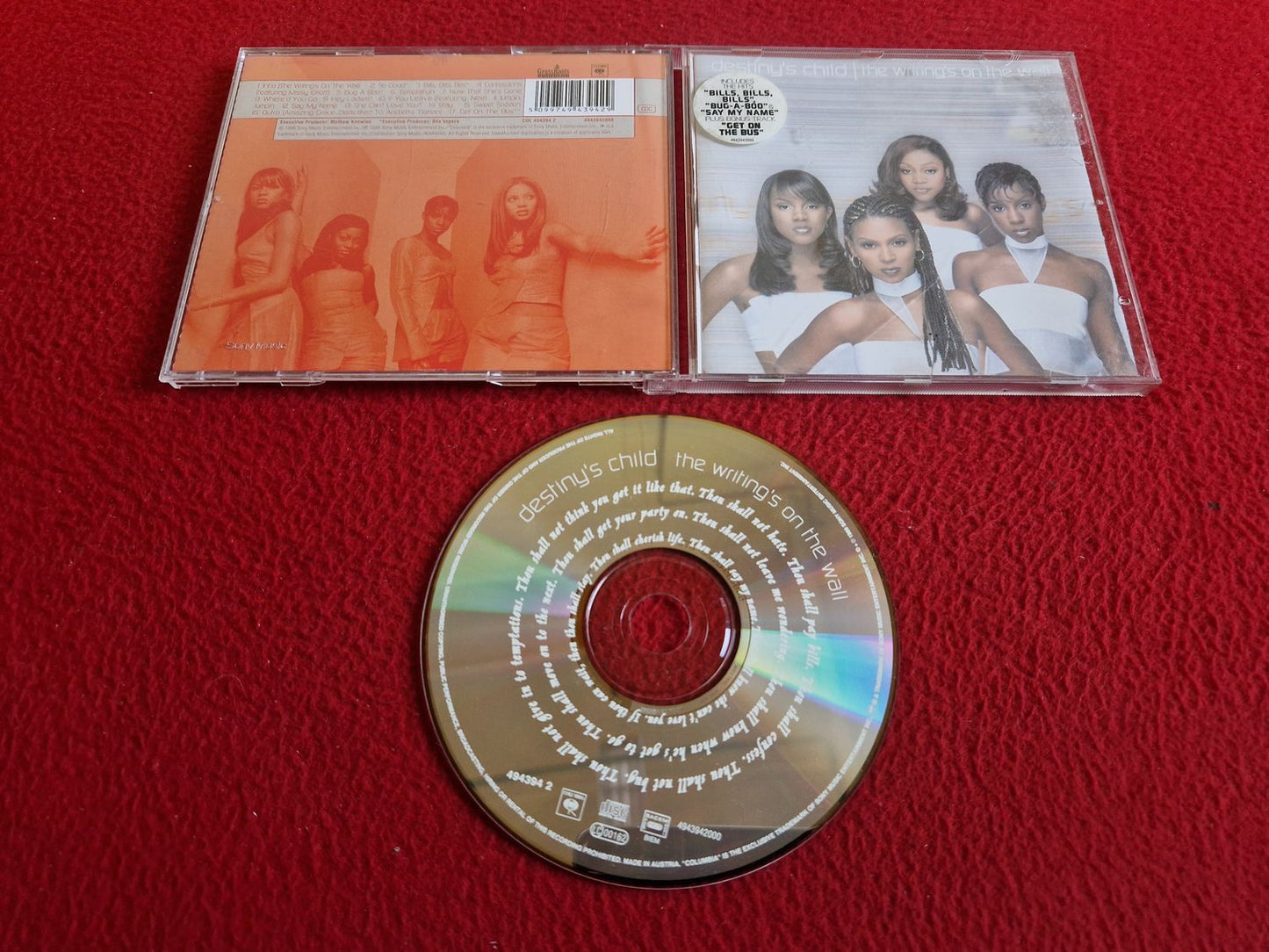 DESTINY'S CHILD THE WRITING'S ON THE WALL CD