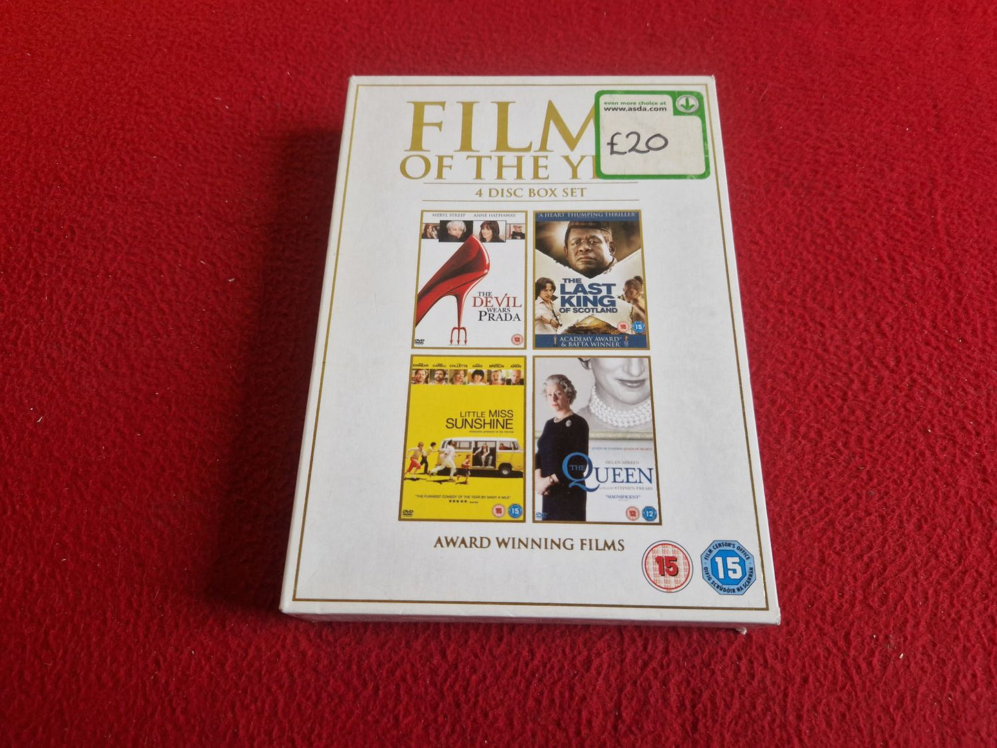 DEVIL WEARS PRADA / LAST KING OF SCOTLAND / LITTLE MISS SUNSHINE / QUEEN BOX DVD