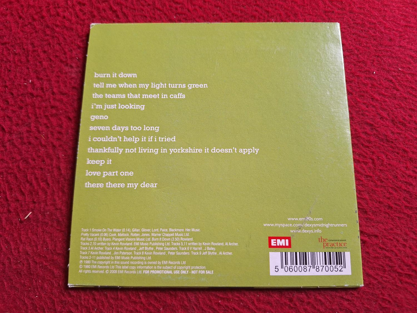 DEXYS MIDNIGHT RUNNERS SEARCHING FOR THE YOUNG SOUL REBELS [ THE MAIL ] CD