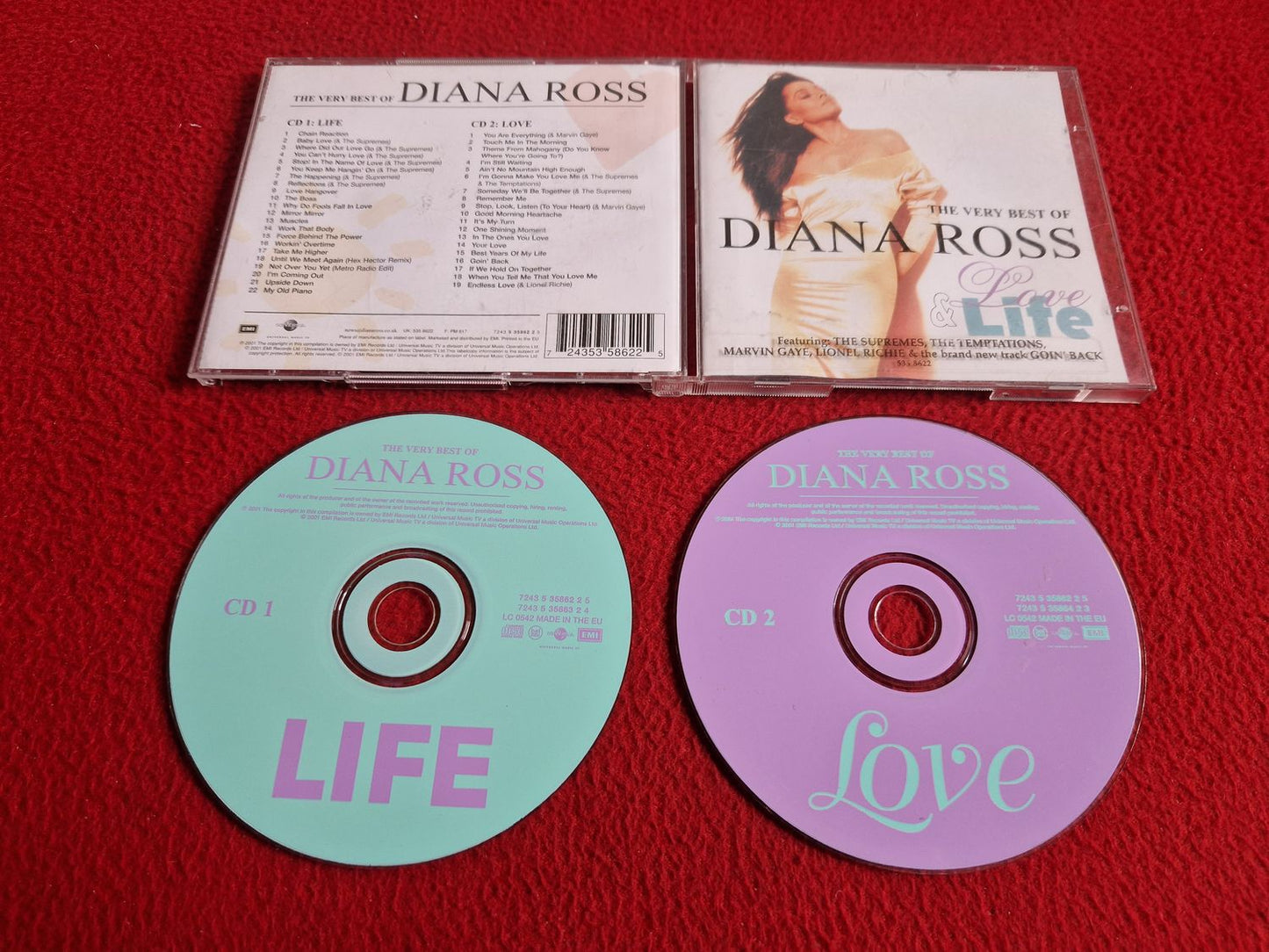 DIANA ROSS LOVE & LIFE THE VERY BEST OF CD