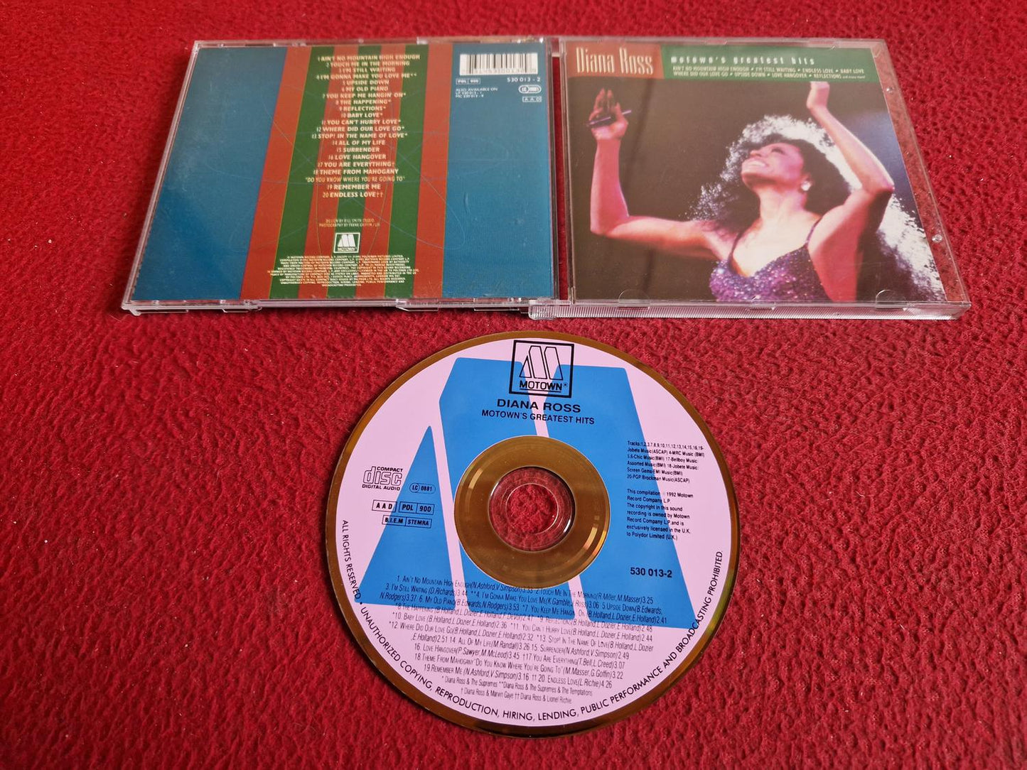 DIANA ROSS MOTOWN'S GREATEST HITS CD