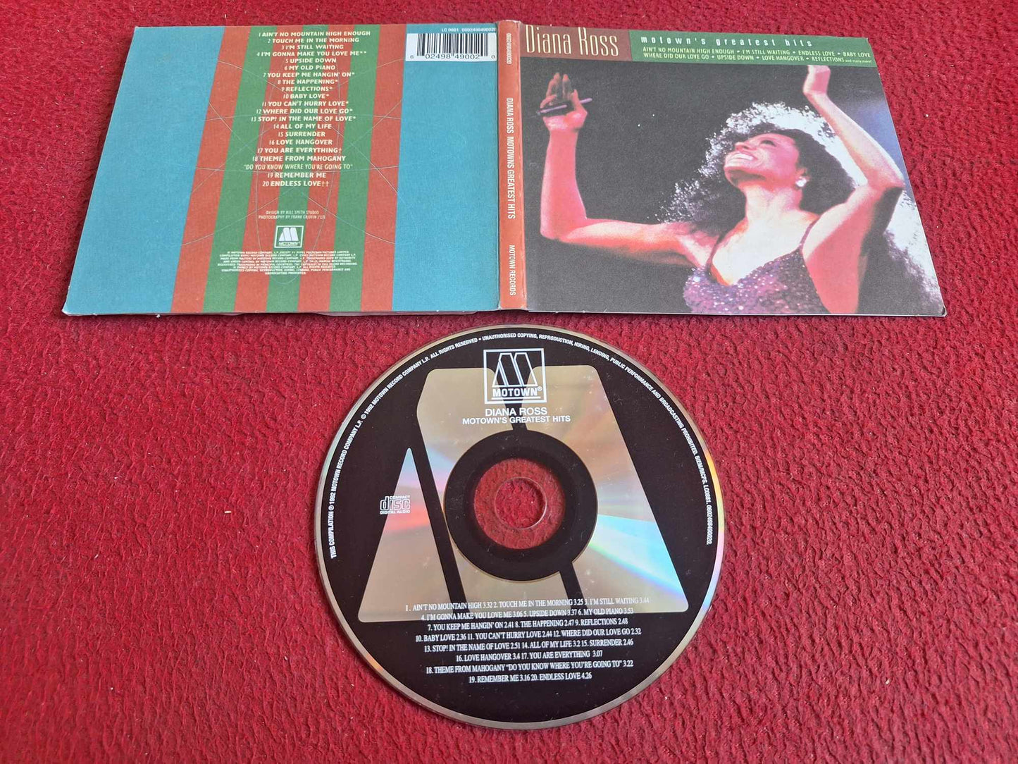 DIANA ROSS MOTOWN'S GREATEST HITS CD