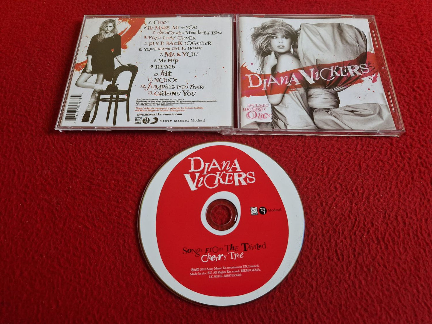 DIANA VICKERS SONGS FROM THE TAINTED CHERRY TREE CD