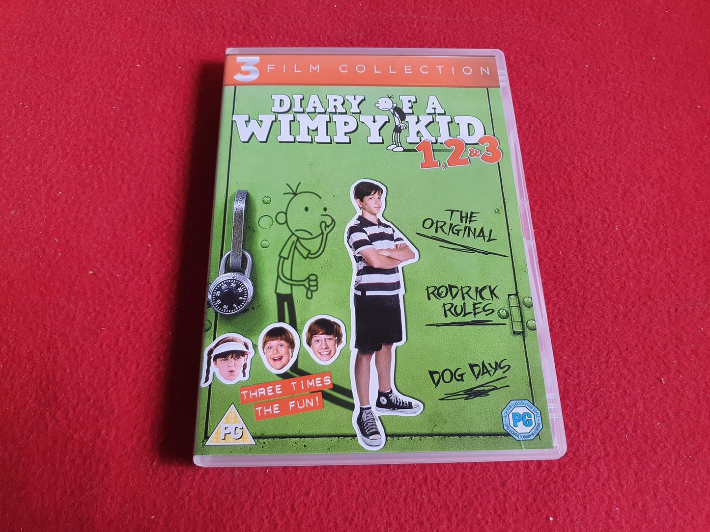 DIARY OF A WIMPY KID 1 - 3 BOX till DVD