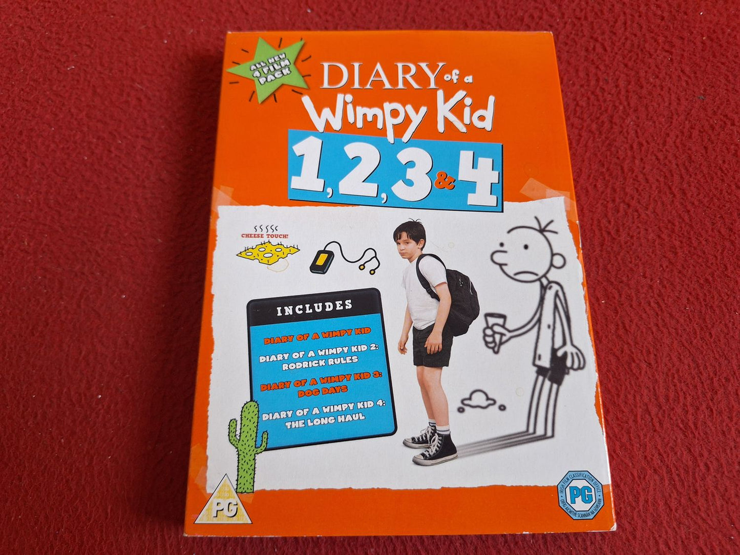 DIARY OF A WIMPY KID 1 - 4 BOX DVD