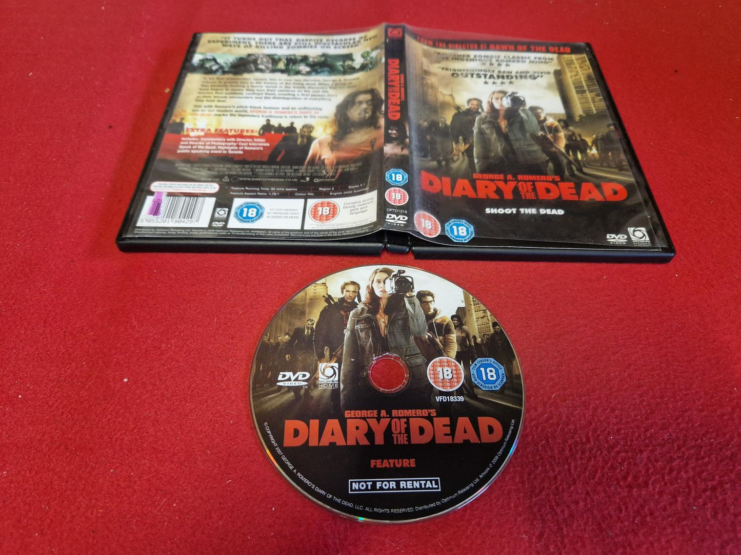 DIARY OF THE DEAD till DVD