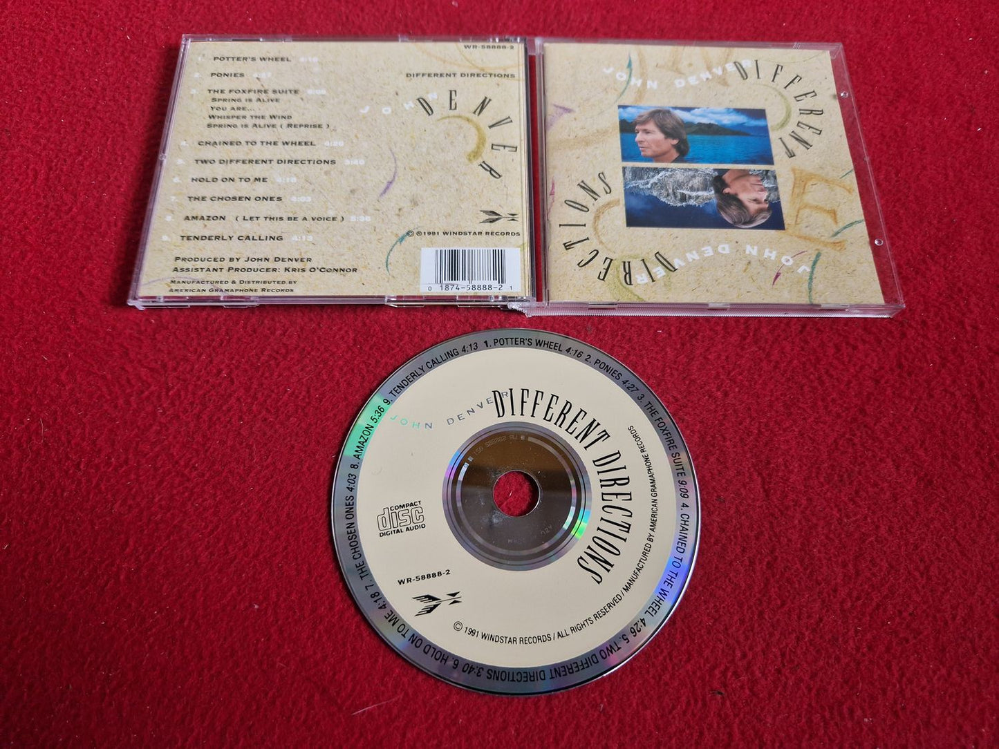 DIFFERENT DIRECTIONS JOHN DENVER CD